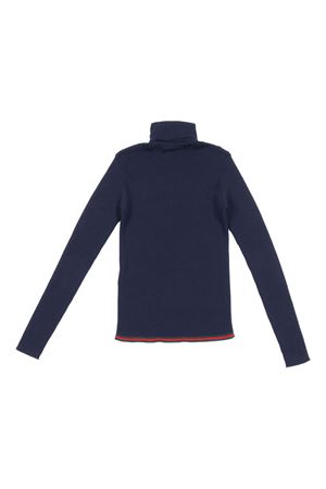 maglione in cotone blu GUCCI KIDS | 828413XKEZQ4180